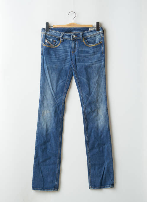 Jeans coupe slim tissage brut taille normale bleu DIESEL femme