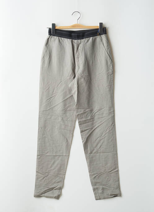 Pantalon chino gris LEON & HARPER pour femme