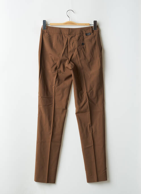 Pantalon droit marron LEON & HARPER pour femme
