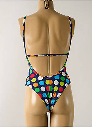 Maillot de bain 1 pièce haut soutien-gorge balconnet haut soutien-gorge balconnet bleu SALINAS femme