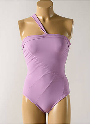 Maillot de bain 1 pièce haut bandeau haut bandeau violet SALINAS femme