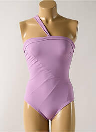 Maillot de bain 1 pièce haut bandeau haut bandeau violet SALINAS femme
