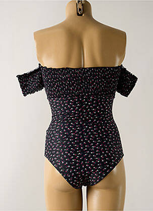 Maillot de bain 1 pièce haut bandeau haut bandeau noir SALINAS femme