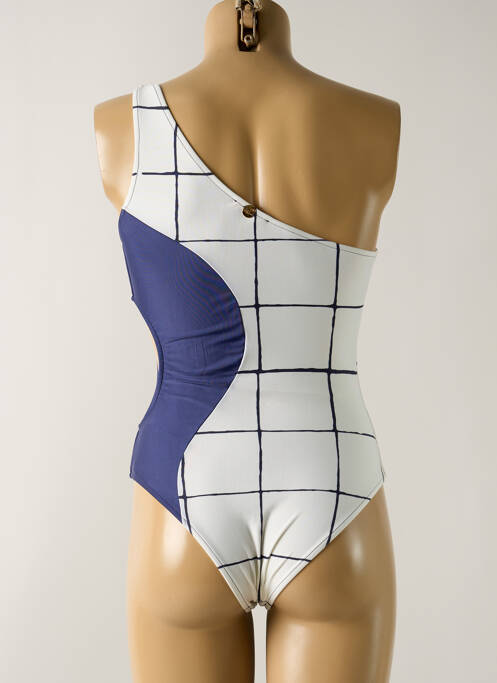 Maillot de bain 1 pièce blanc SALINAS pour femme