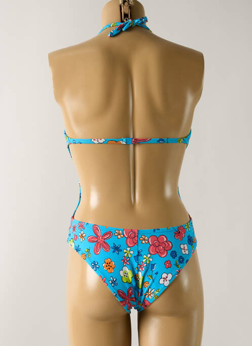 Maillot de bain 1 pièce bleu SALINAS pour femme