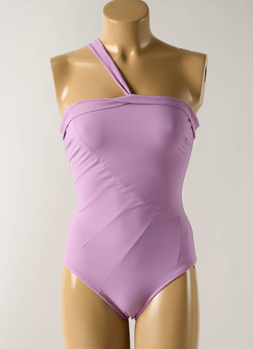 Maillot de bain 1 pièce violet SALINAS pour femme