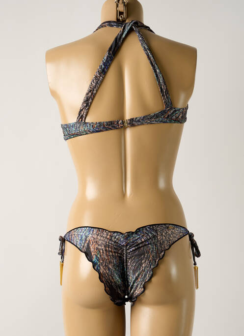 Maillot de bain 2 pièces noir SALINAS femme