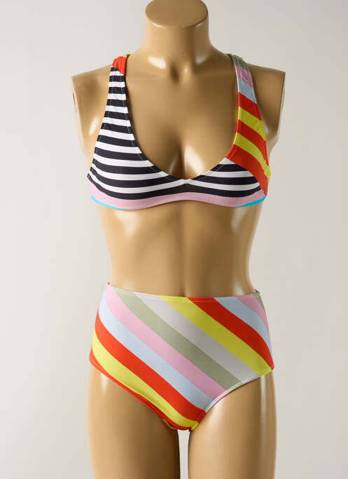 Maillot de bain 2 pièces orange SALINAS pour femme