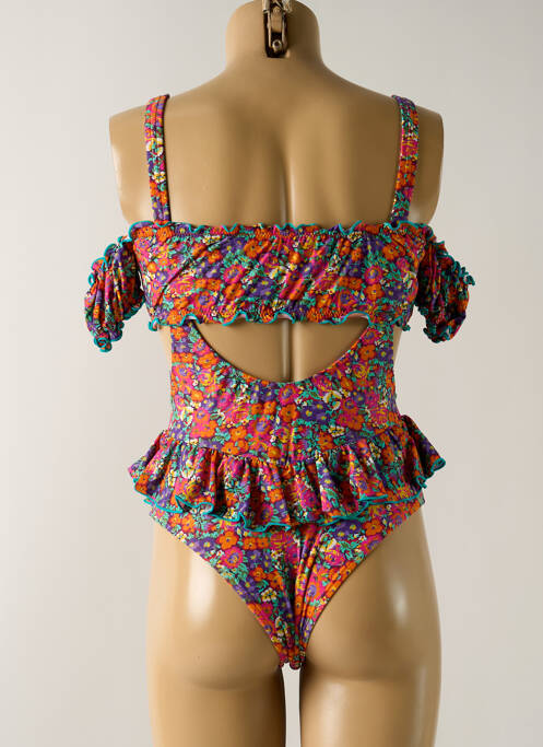 Maillot de bain 2 pièces orange SALINAS pour femme