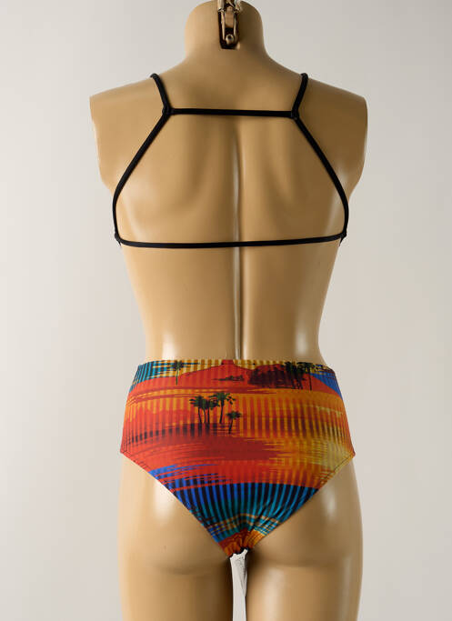 Maillot de bain 2 pièces orange SALINAS pour femme