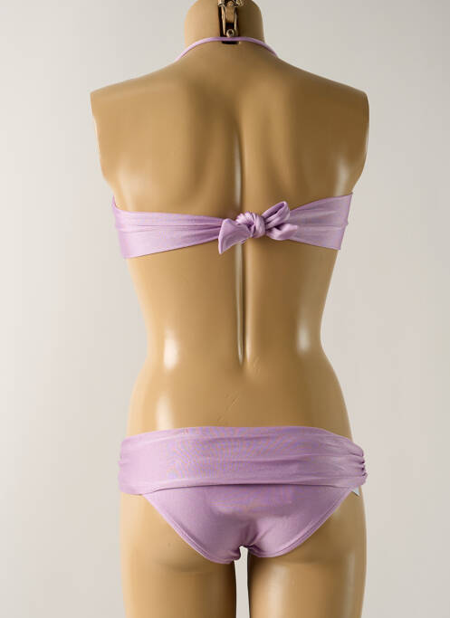 Maillot de bain 2 pièces violet SALINAS pour femme