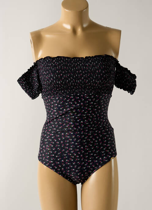 Maillot de bain 1 pièce haut bandeau haut bandeau noir SALINAS femme