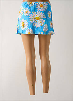 Paréo imprimé fleurs bleu SALINAS femme