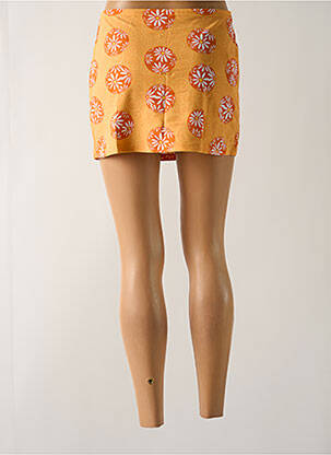 Paréo imprimé fleurs orange SALINAS femme