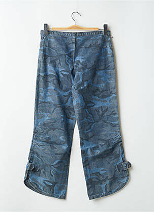 Pantalon 7/8 taille haute taille haute bleu KANA BEACH femme