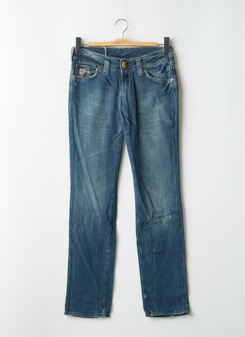 Jeans coupe slim poches bleu LOIS femme