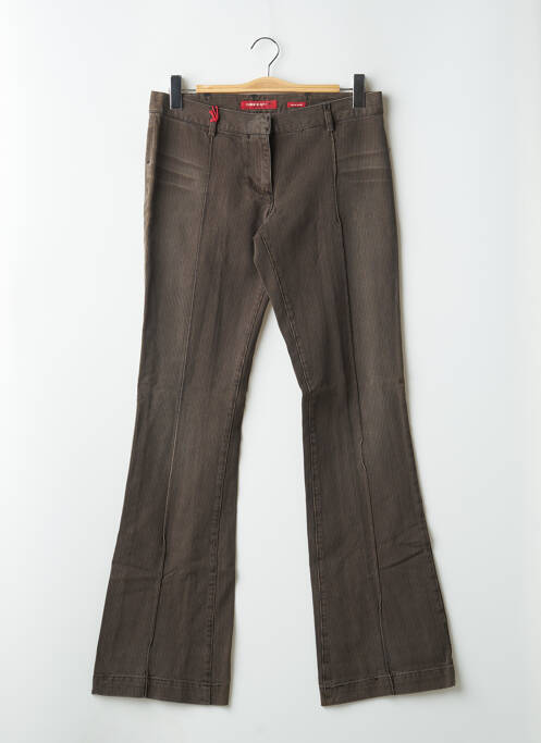 Pantalon droit marron MISS SIXTY pour femme