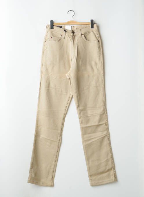 Pantalon droit beige LEE COOPER pour homme