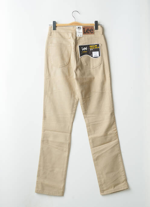 Pantalon droit beige LEE COOPER pour homme