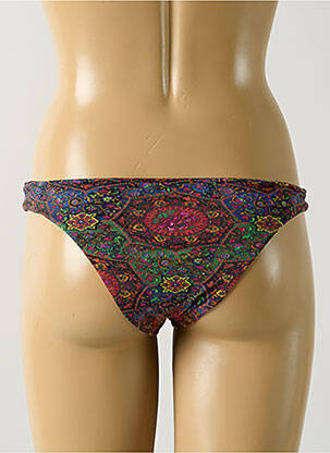 Bas de maillot de bain imprimé fleurs culotte bleu SALINAS femme