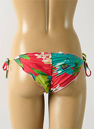 Bas de maillot de bain imprimé fleurs bikini vert SALINAS femme