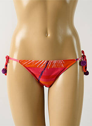 Bas de maillot de bain imprimé tie and dye bikini rose SALINAS femme