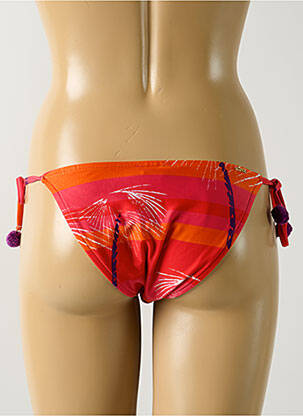 Bas de maillot de bain imprimé tie and dye bikini rose SALINAS femme