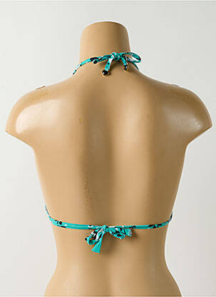 Haut de maillot de bain stretch haut soutien-gorge avec mousse de rembourrage amovible vert SALINAS femme