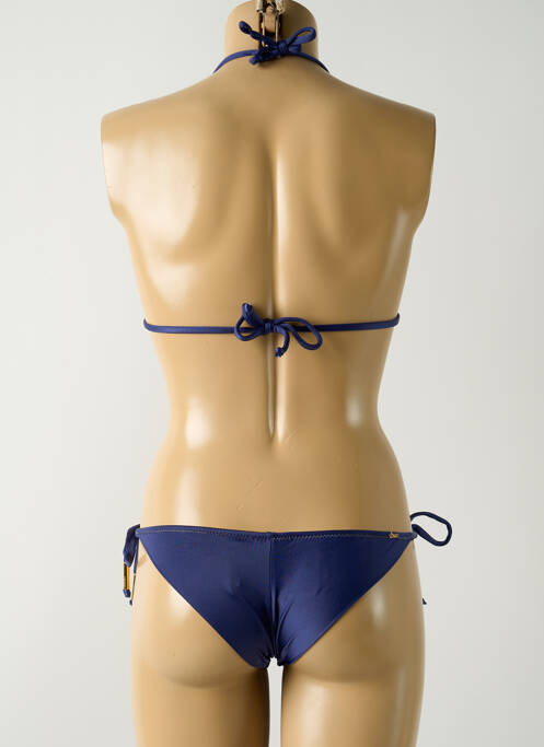 Maillot de bain 2 pièces bleu SALINAS pour femme