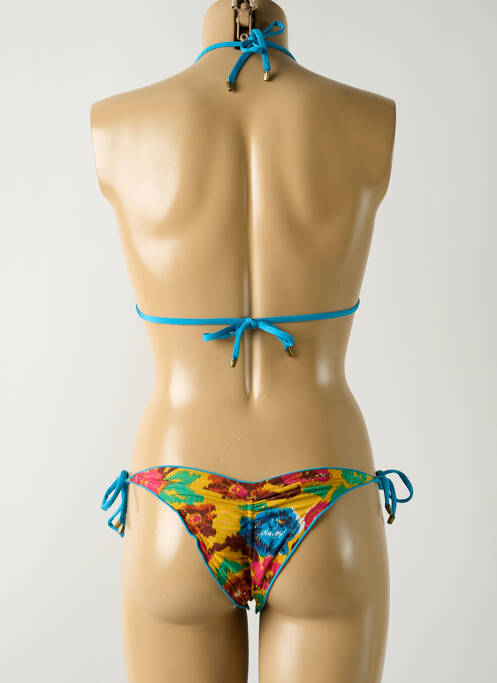 Maillot de bain 2 pièces bleu SALINAS pour femme