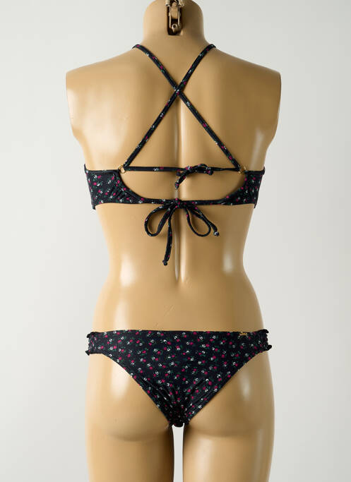 Maillot de bain 2 pièces noir SALINAS femme