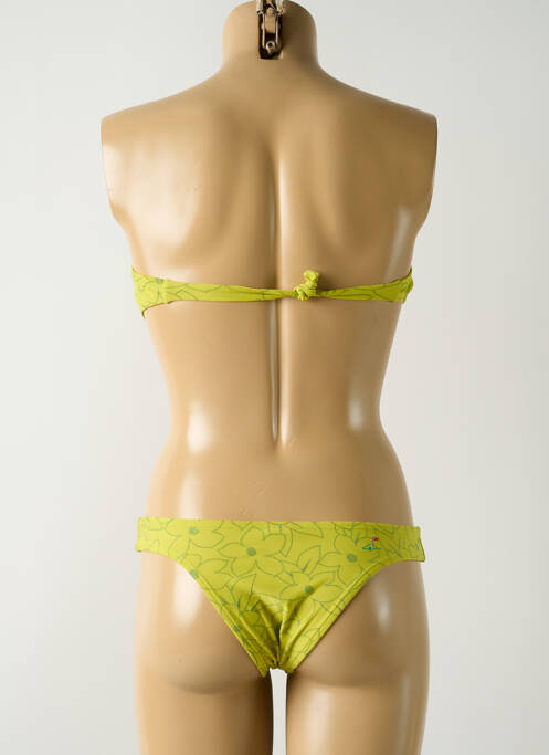 Maillot de bain 2 pièces vert SALINAS pour femme