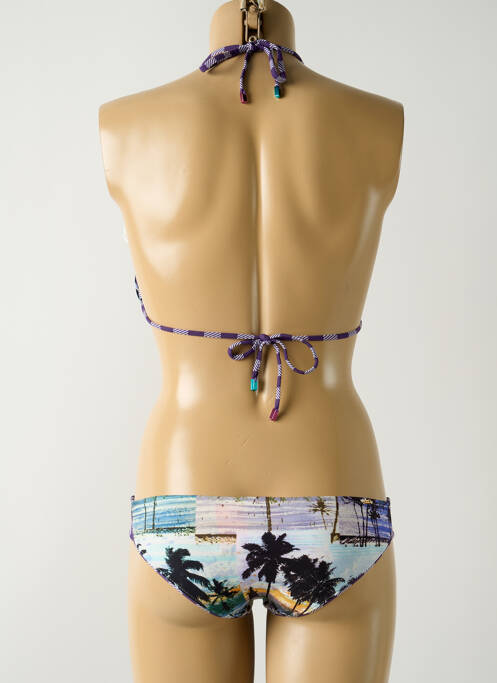 Maillot de bain 2 pièces violet SALINAS pour femme
