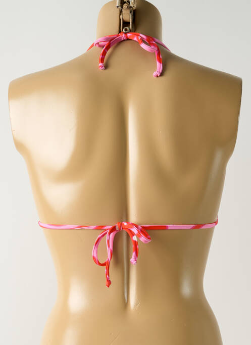 Haut de maillot de bain stretch haut soutien-gorge moulé rose SALINAS femme