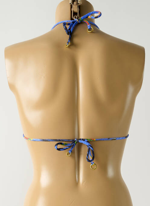 Haut de maillot de bain bleu SALINAS pour femme