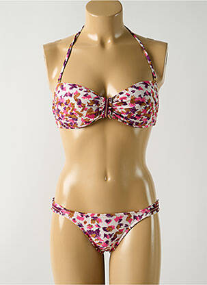 Maillot De Bain 2 Pièces Salinas - Taille 38fr (petite) - Couleur Violine - Occasion Très Bon état
