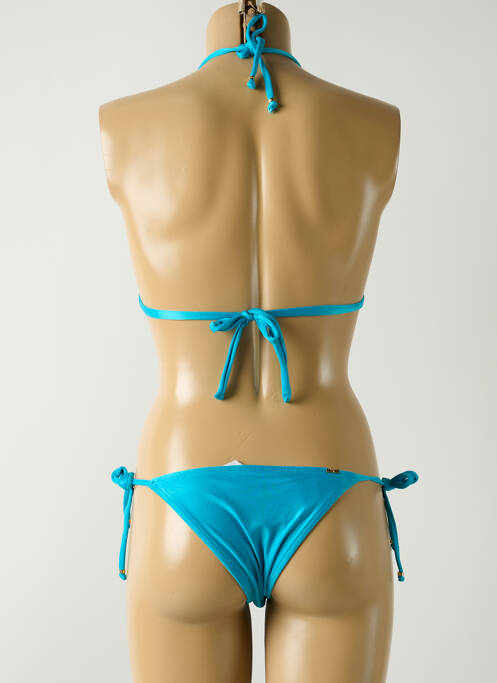 Maillot de bain 2 pièces bleu SALINAS pour femme