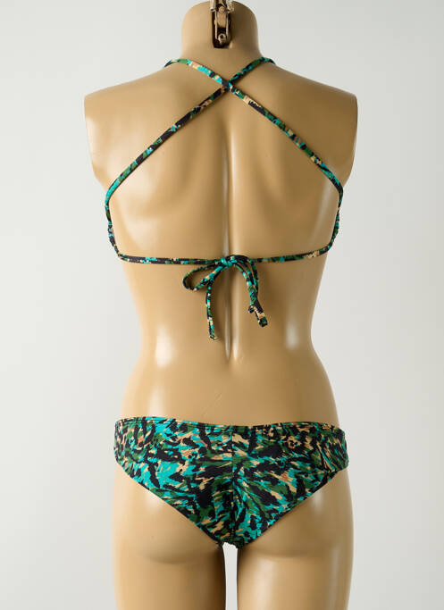 Maillot de bain 2 pièces noir SALINAS pour femme