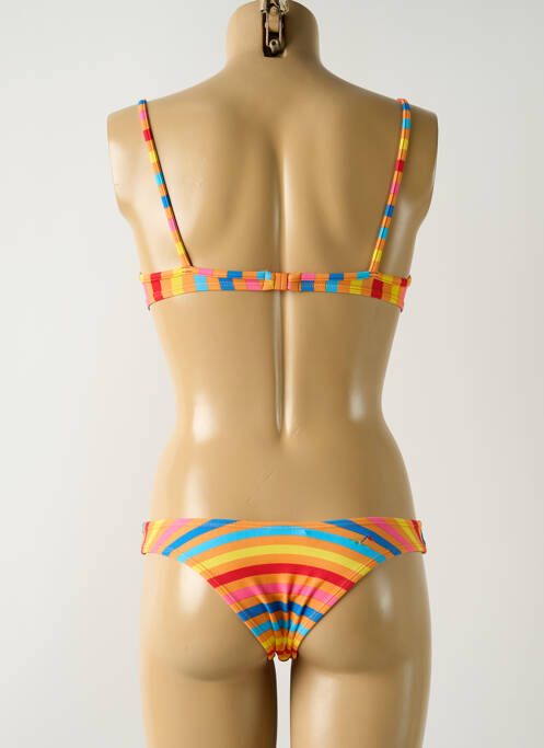 Maillot de bain 2 pièces orange SALINAS pour femme