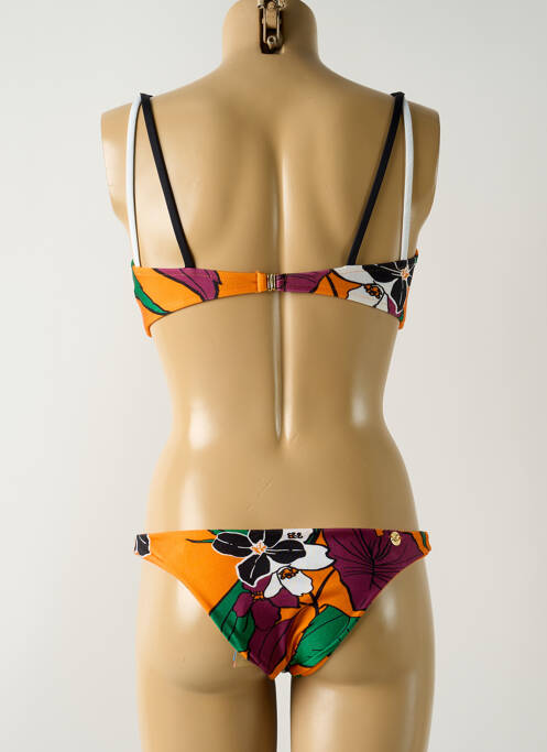 Maillot de bain 2 pièces orange SALINAS pour femme