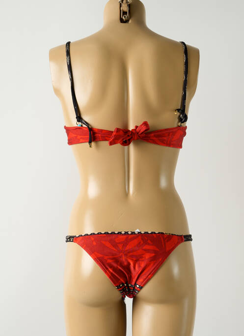 Maillot de bain 2 pièces rouge SALINAS pour femme