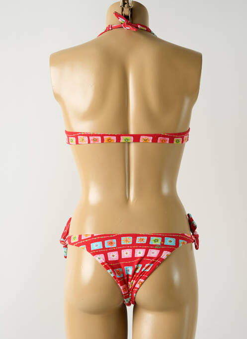 Maillot de bain 2 pièces rouge SALINAS pour femme
