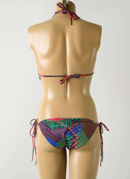 Maillot de bain 2 pièces rouge SALINAS pour femme