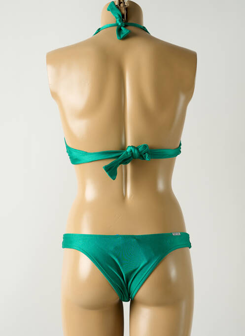 Maillot de bain 2 pièces vert SALINAS pour femme
