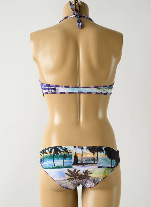 Maillot de bain 2 pièces violet SALINAS pour femme