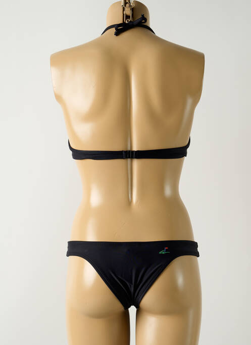 Maillot de bain 2 pièces stretch haut soutien-gorge emboitant noir SALINAS femme