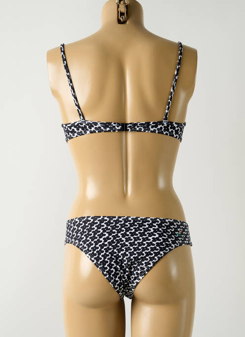 Maillot de bain 2 pièces stretch haut soutien-gorge emboitant noir SALINAS femme