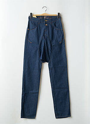 Jeans coupe slim tissage brut taille normale bleu STONE AGED femme