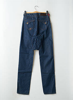 Jeans coupe slim tissage brut taille normale bleu STONE AGED femme