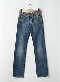 Jeans coupe slim tissage brut taille normale bleu TAKE TWO femme